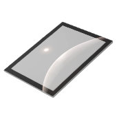 Das Rocky Exoplanet Lhs 475 B und sein Host Star. Notizblock (angewinkelt)