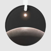 Das Rocky Exoplanet Lhs 475 B und sein Host Star. Ornament (Rückseite)