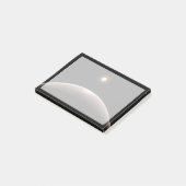 Das Rocky Exoplanet Lhs 475 B und sein Host Star. Post-it Klebezettel (angewinkelt)