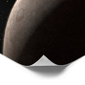 Das Rocky Exoplanet Lhs 475 B und sein Host Star. Poster (Ecke)