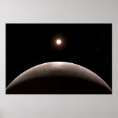 Das Rocky Exoplanet Lhs 475 B und sein Host Star. Poster (Vorne)