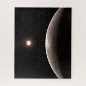 Das Rocky Exoplanet Lhs 475 B und sein Host Star. Puzzle (Vertikal)