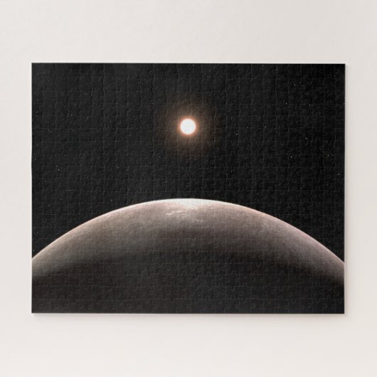 Das Rocky Exoplanet Lhs 475 B und sein Host Star. Puzzle (Horizontal)