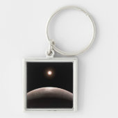 Das Rocky Exoplanet Lhs 475 B und sein Host Star. Schlüsselanhänger (Vorne)