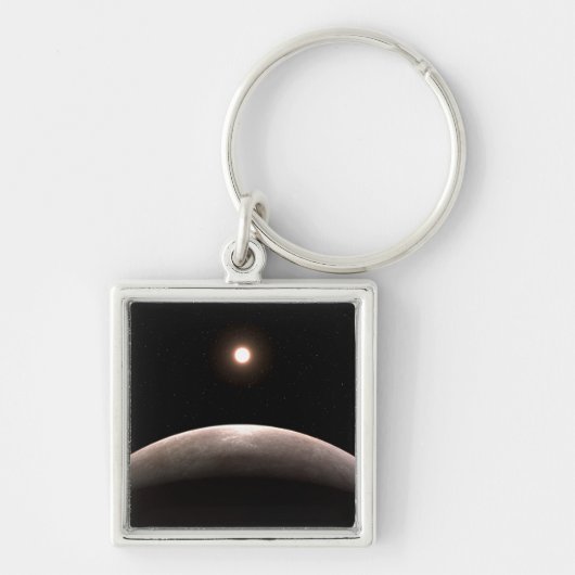 Das Rocky Exoplanet Lhs 475 B und sein Host Star. Schlüsselanhänger (Vorne)