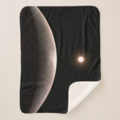 Das Rocky Exoplanet Lhs 475 B und sein Host Star. Sherpadecke (Vorderseite)