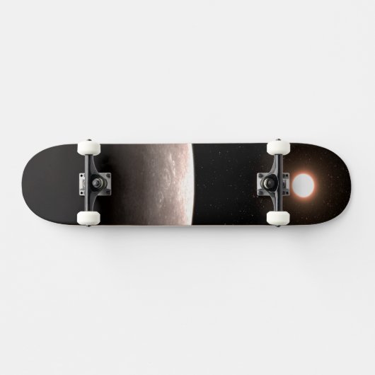 Das Rocky Exoplanet Lhs 475 B und sein Host Star. Skateboard (Horizontal)