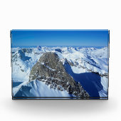 Das Roggspitze St Anton Holiday Card Poster Fotoblock (Vorderseite)