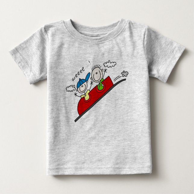 Das Rollercoaster-Shirt Baby T-shirt (Vorderseite)