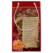 Das romantischste Valentine 💕 anpassbare Geschenk Kleine Geschenktüte (Rückseite)