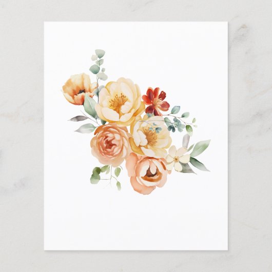 Das römische Brautparty der Blumen in Beige (Rückseite)