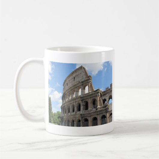 Das römische Colosseum Kaffeetasse (Links)
