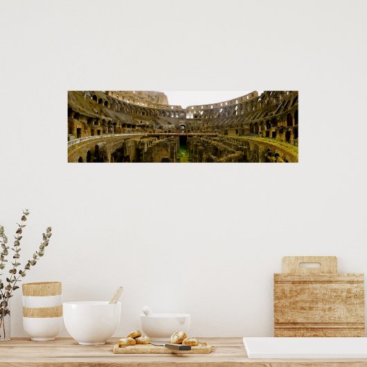 Das römische Kolosseum Poster (Küche)