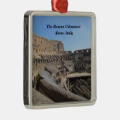 Das römische Kolosseum, Rom, Italien Silbernes Ornament (Rechts)