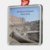 Das römische Kolosseum, Rom, Italien Silbernes Ornament (Links)
