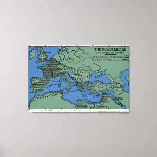 Das Römische Reich in seiner Besten Ausdehnung Leinwanddruck