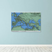 Das Römische Reich in seiner Besten Ausdehnung Leinwanddruck (Insitu (Holzboden))