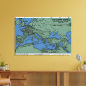 Das Römische Reich in seiner Besten Ausdehnung Leinwanddruck (Insitu (Wohnzimmer))