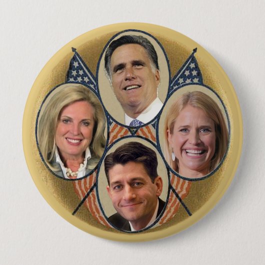 Das Romney Ryan Team Button (Vorderseite)
