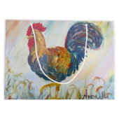 Das Rooser auf Weiß Große Geschenktüte (Rückseite)