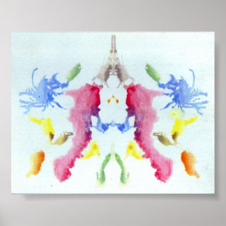 Das Rorschach-Prüfklotz 10 Poster