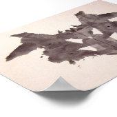 Das Rorschach-Prüfklotz 1 Poster (Ecke)