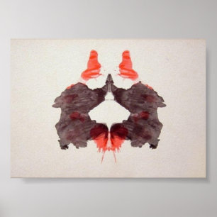 Das Rorschach-Prüfklotz-Plakat 2 Poster