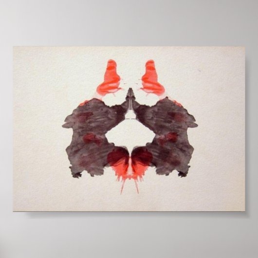 Das Rorschach-Prüfklotz-Plakat 2 Poster (Vorne)