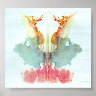 Das Rorschach-Prüfklotz-Platten 9 Poster
