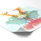 Das Rorschach-Prüfklotz-Platten 9 Poster (Ecke)