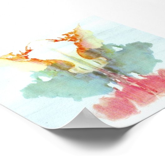 Das Rorschach-Prüfklotz-Platten 9 Poster (Ecke)