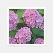 Das rosa Hortensia-Hydrangea-Party Serviette (Vorderseite)