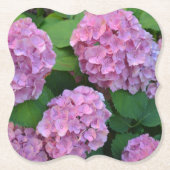 Das rosa Hortensia-Hydrangea-Party Untersetzer (Vorderseite)