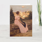 Das rosa Kleid | Fré dé Bazille Karte (Vorderseite)