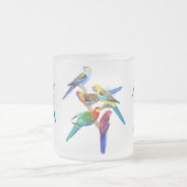 Das Rosella plappert mattierte Tasse nach (Mittel)