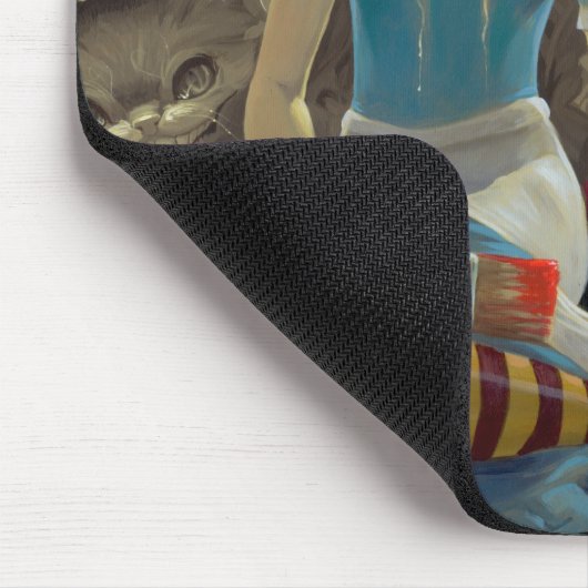 "Das Rosen-Rot" Mousepad malend (Ecke)