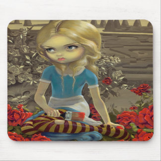 "Das Rosen-Rot" Mousepad malend