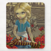 "Das Rosen-Rot" Mousepad malend (Vorne)