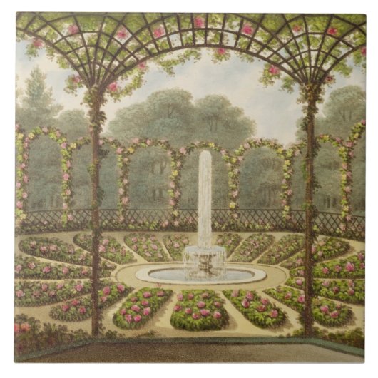 Das Rosenbeet bei Ashridge, Kneipe. durch J. Fliese (Vorderseite)