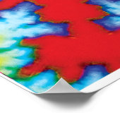 Das Rosey Kinetic Collage Kaleidoscope Poster (Ecke)