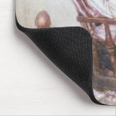 Das rosige Idol ihrer Einsamkeit Mousepad (Ecke)