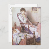 Das rosige Idol ihrer Einsamkeit Postkarte (Vorne/Hinten)