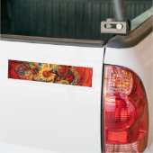 Das Rot auf Rot Autoaufkleber (Auf Lkw)