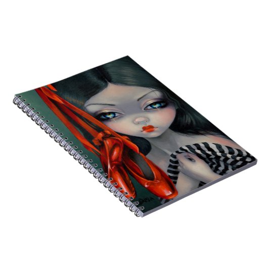 "Das Rot beschuht" Notizbuch Notizblock (Rechte Seite)