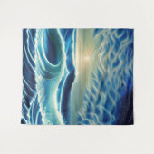 Das Rot des Blauen Meeres Wandteppich (Vorderseite (Horizontal))