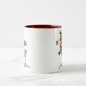 Das Rot roch Reigndeer Tasse (Mittel)