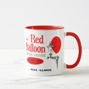 Das rote Ballon-Café, Niles, Illinois Tasse