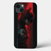 Das rote Bar-Profil von Batman Case-Mate iPhone Hülle (Rückseite)