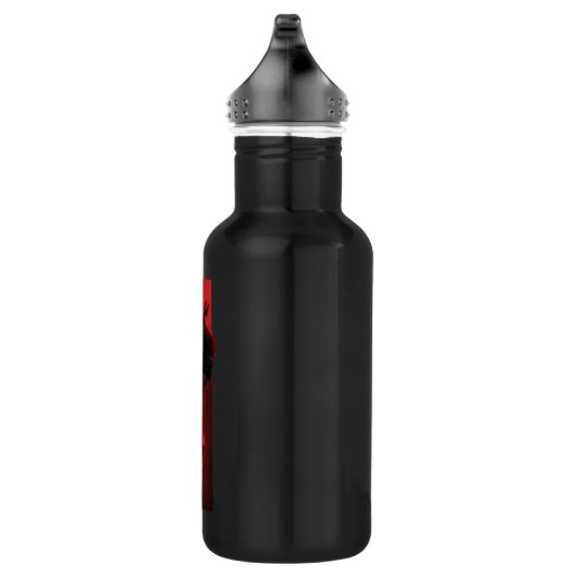 Das rote Bar-Profil von Batman Edelstahlflasche (Rechts)