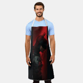 Das rote Bar-Profil von Batman Schürze (Getragen)